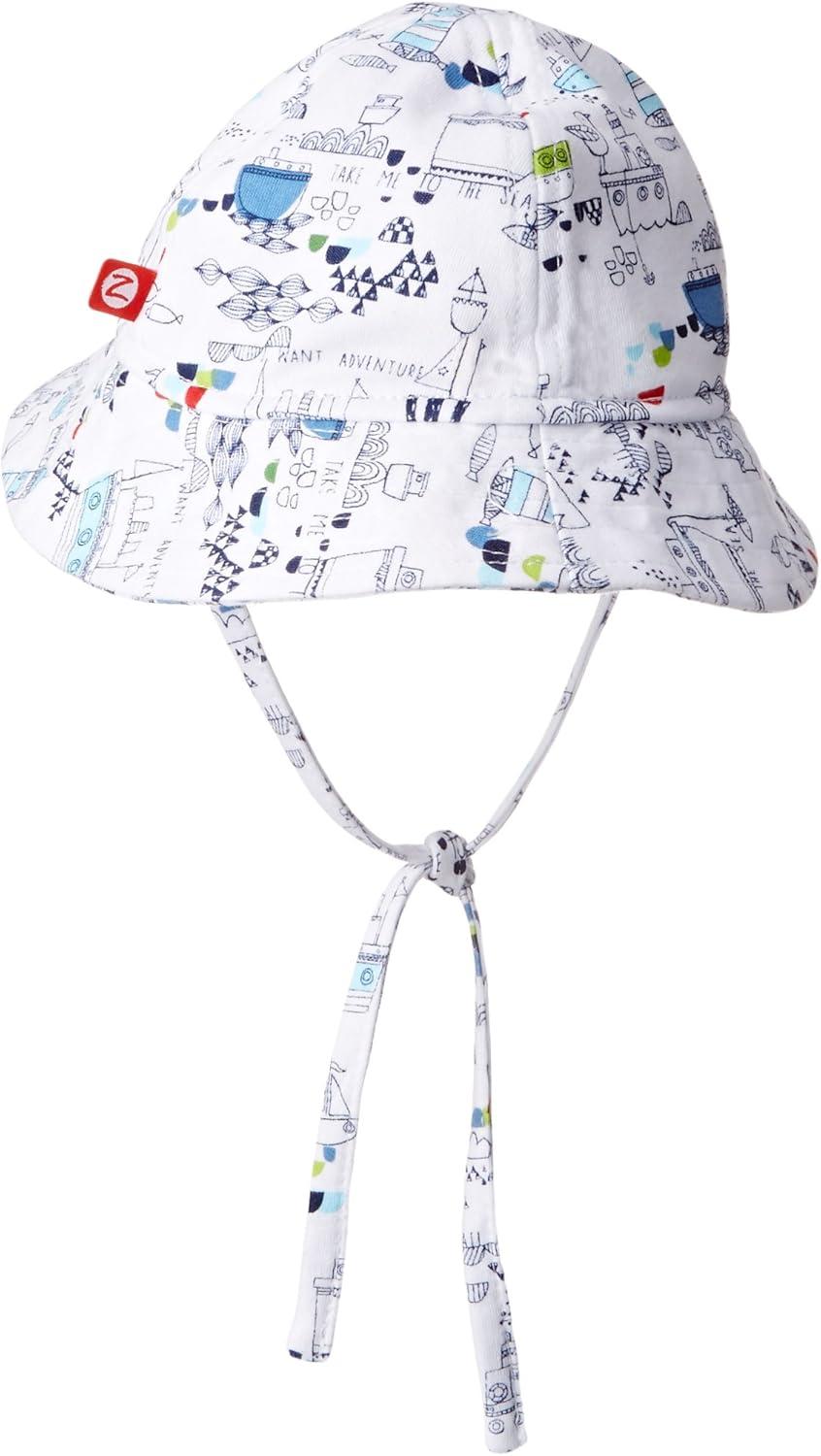 imageZutano Unisex Baby Out To Sea SunhatWhite