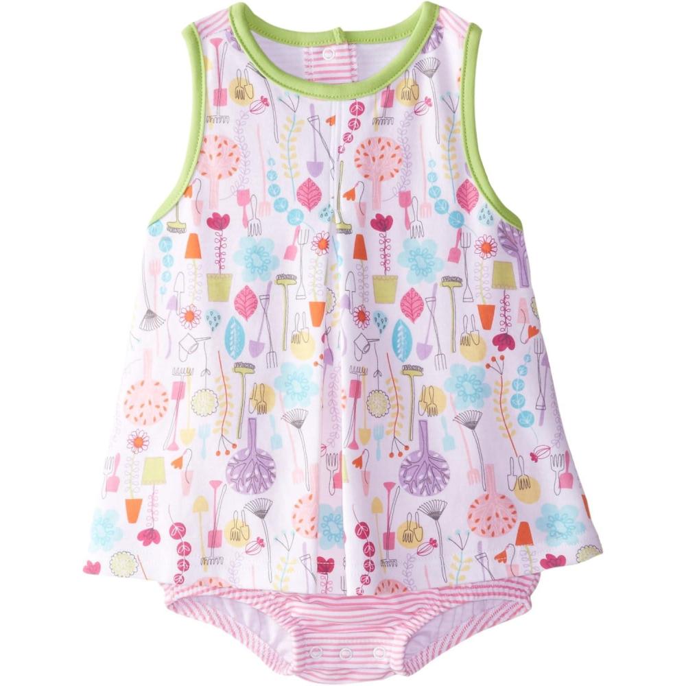 imageZutano Baby Girls Giardini A line JumperWhite