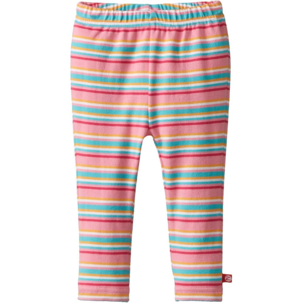 imageZutano Baby Girls Primary Stripe Skinny LeggingHot Pink