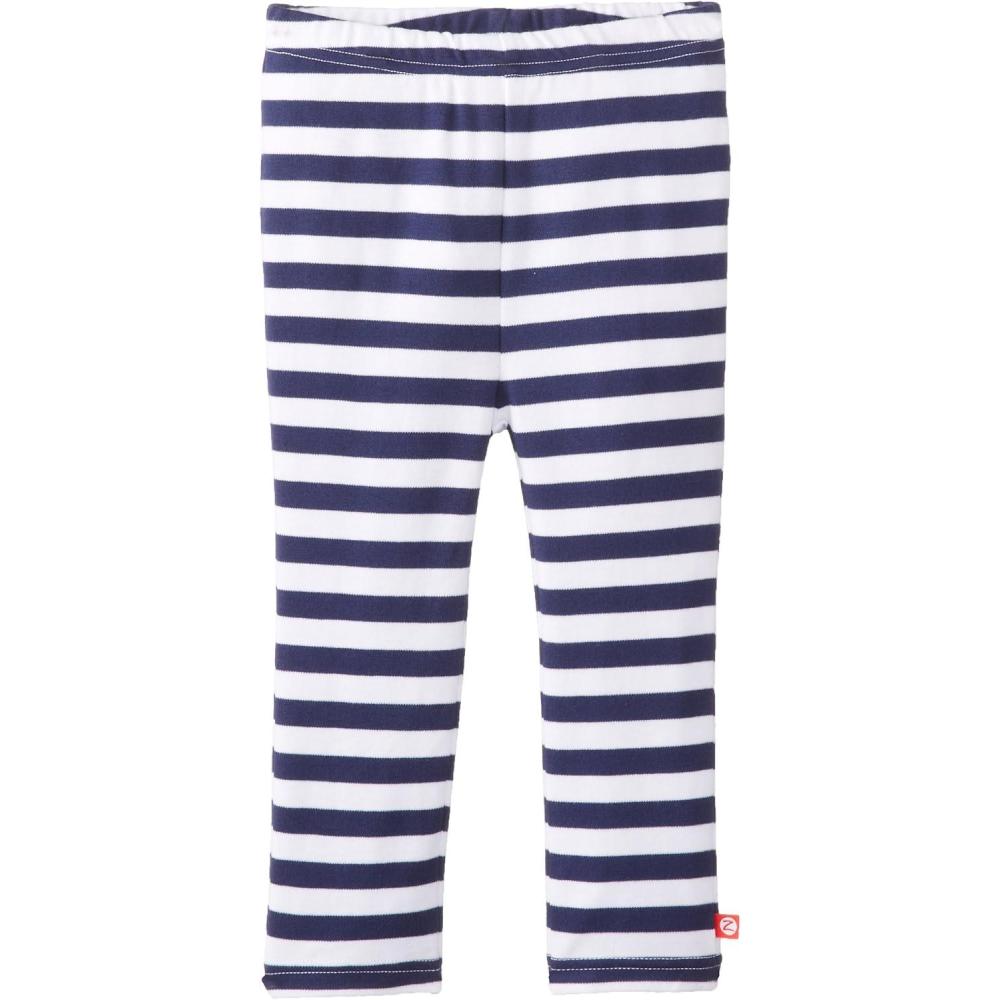 imageZutano Baby Girls Primary Stripe Skinny LeggingNavy