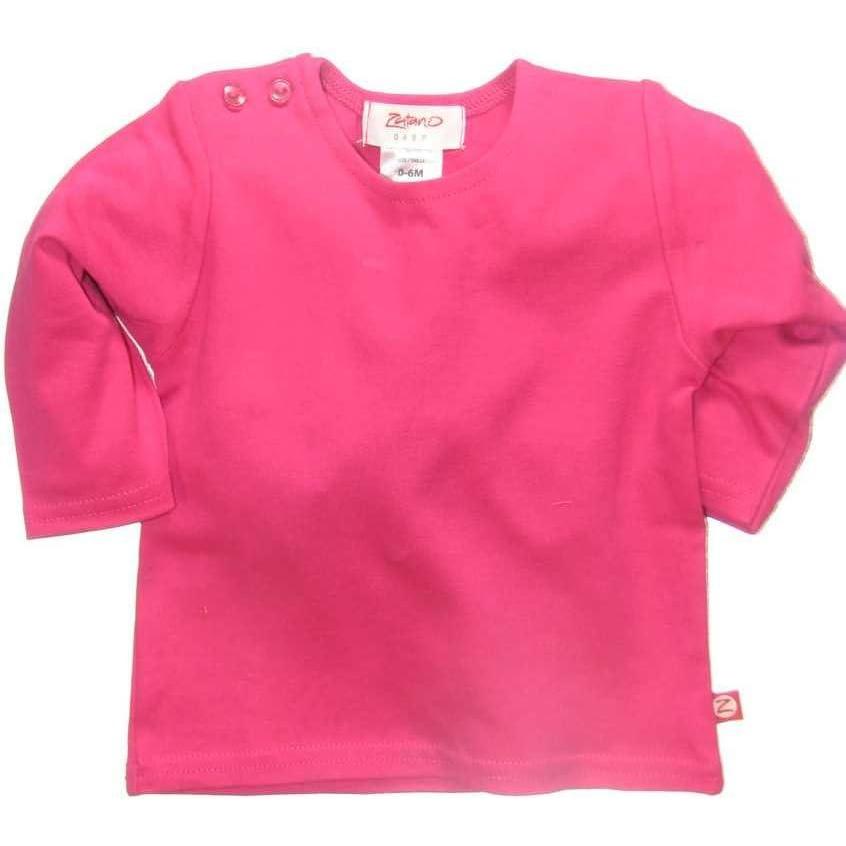 imageZutano Fuchsia Long Sleeve TShirt 6 Months 06 Months
