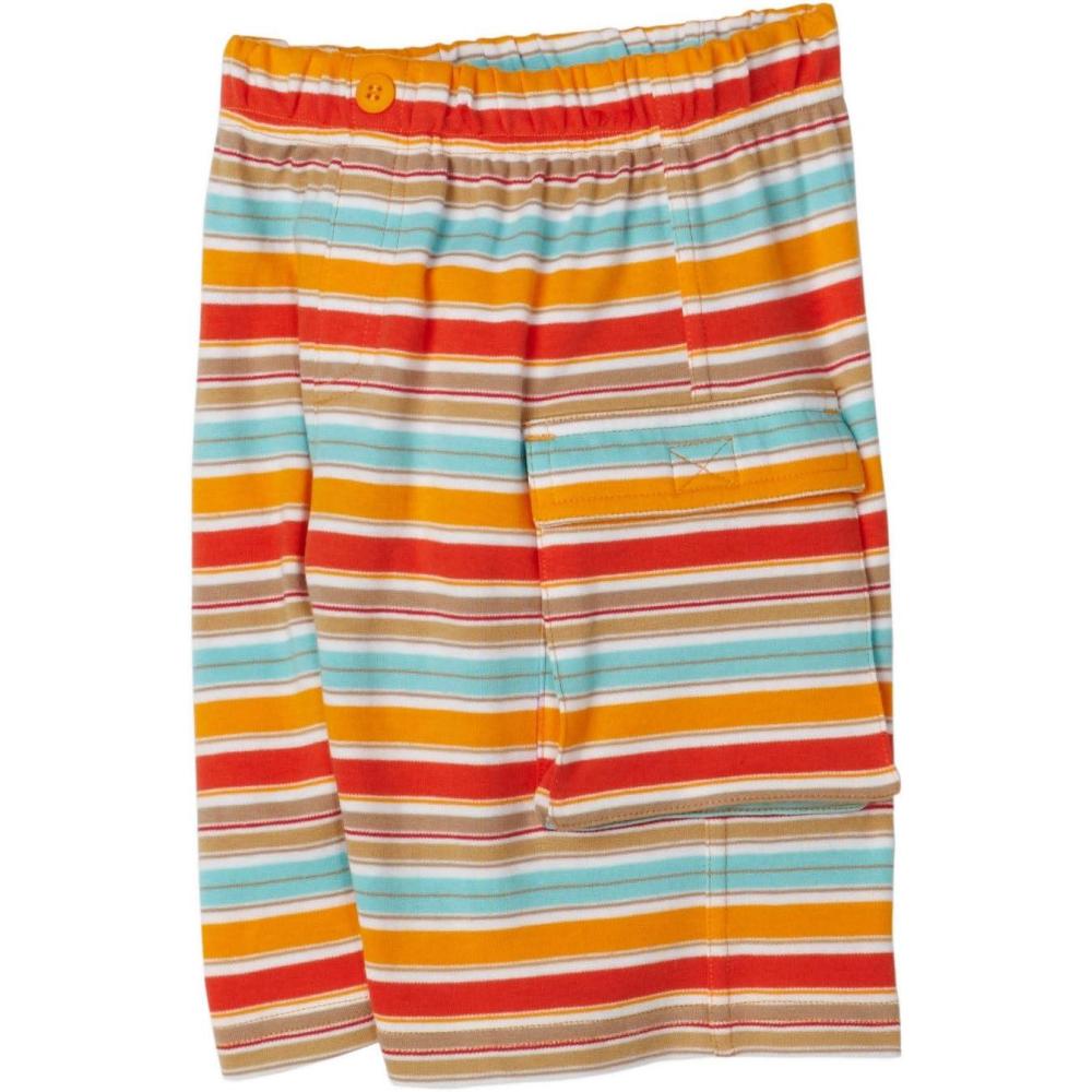 imageZutano Little Boys Zutano Miami Stripe Cargo ShortCocoaMandarin