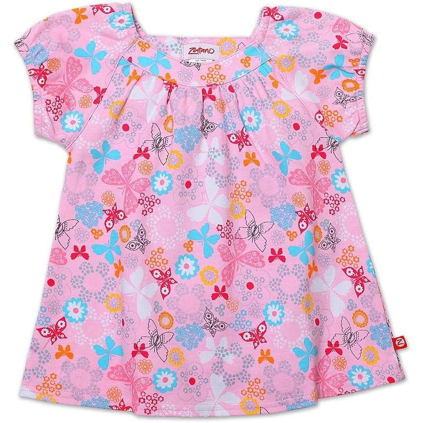 imageZutano Little Girls Summer Dream Short Sleeve Viola TopBlush