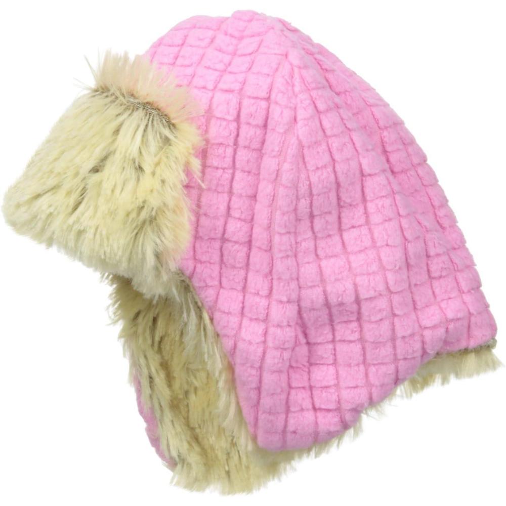 imageZutano Unisex Baby Waffle Cozie Fleece Shaggy CapHot Pink