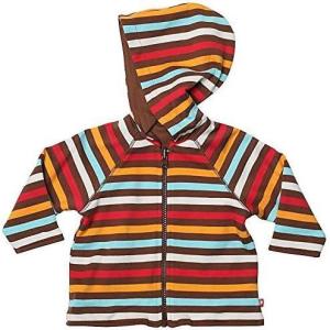 Zutano Baby Boys’ 5 Color Stripe Reversible Zip Hoodie – Multicolor – 6 Months
