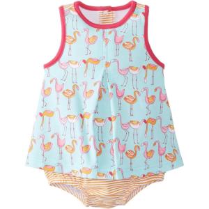 Zutano Baby Girls’ Giardini A line Jumper(Aqua)