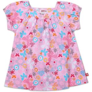 Zutano Little Girls’ Summer Dream Short Sleeve Viola Top(Blush)