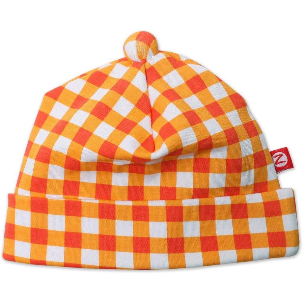 imageZutano Unisex Baby Fair And Square Hat Orange 18 Months