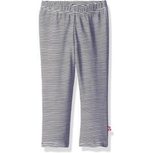 Zutano Baby Girls’ Stripe Skinny Legging(Black)