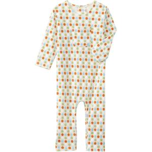 Zutano Unisex baby Sunset Dots Organic Coverall(Orange)