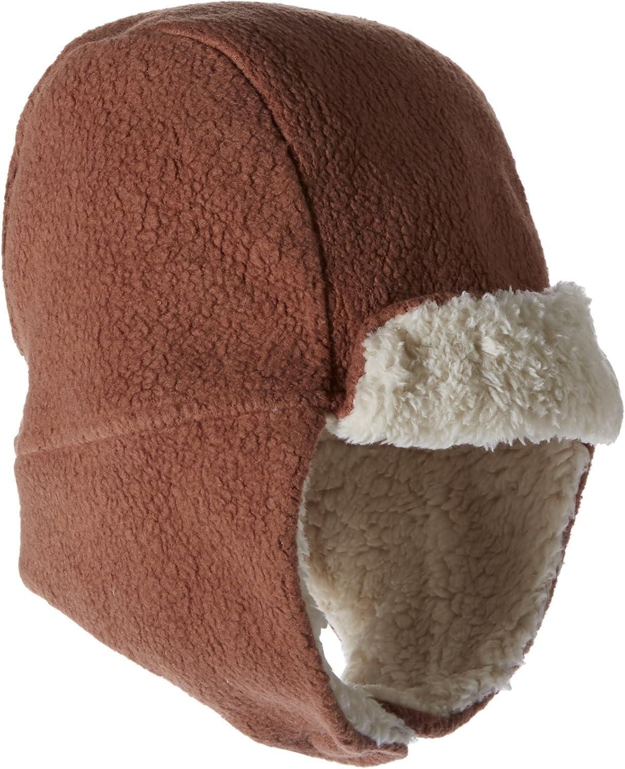 imageZutano Baby Girls Cozie Fleece Furry Trapper HatChocolate