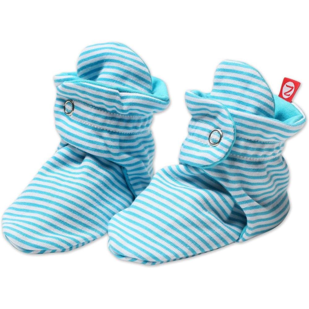 imageZutano UnisexBaby Newborn Candy Stripe BootiesPool