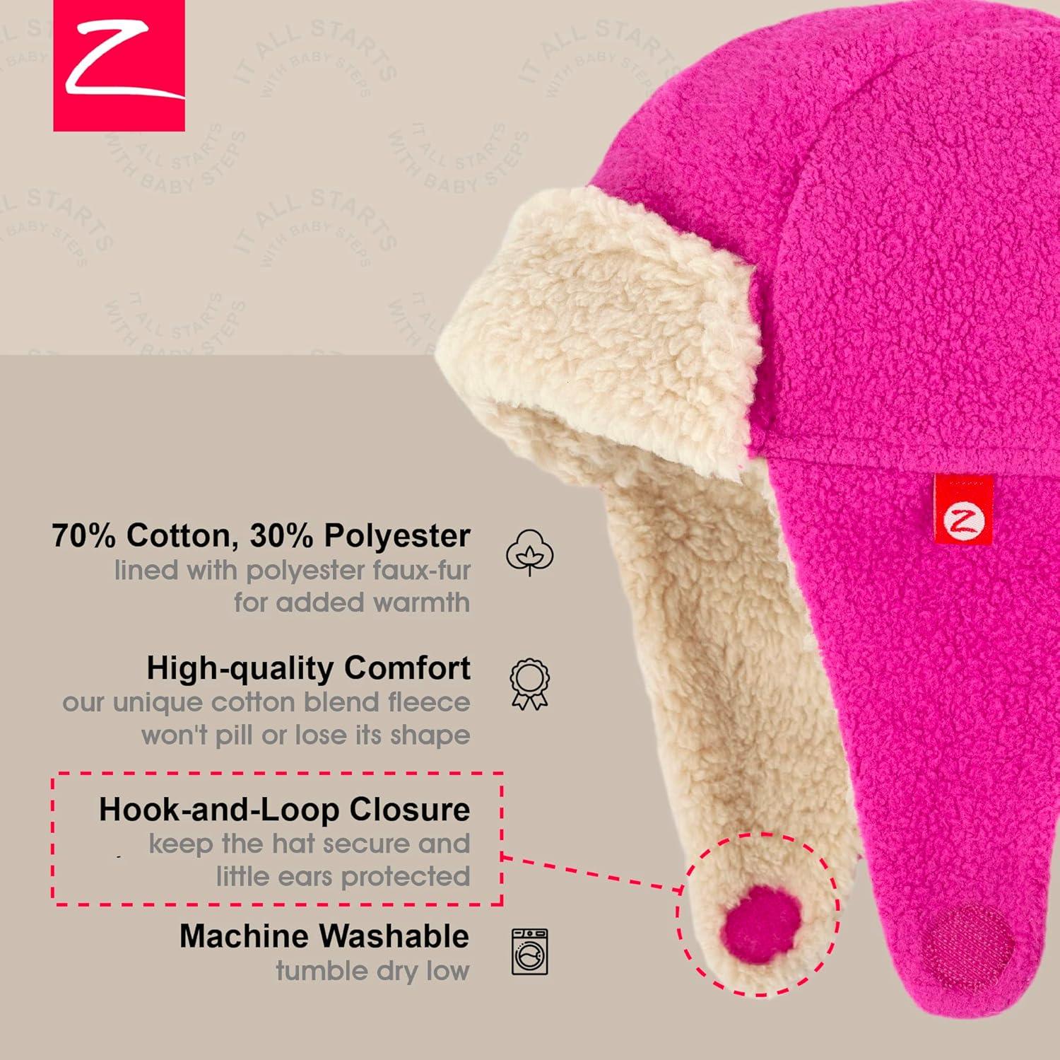 imageZutano BabyGirls TrapperCold Weather HeadbandFuchsia