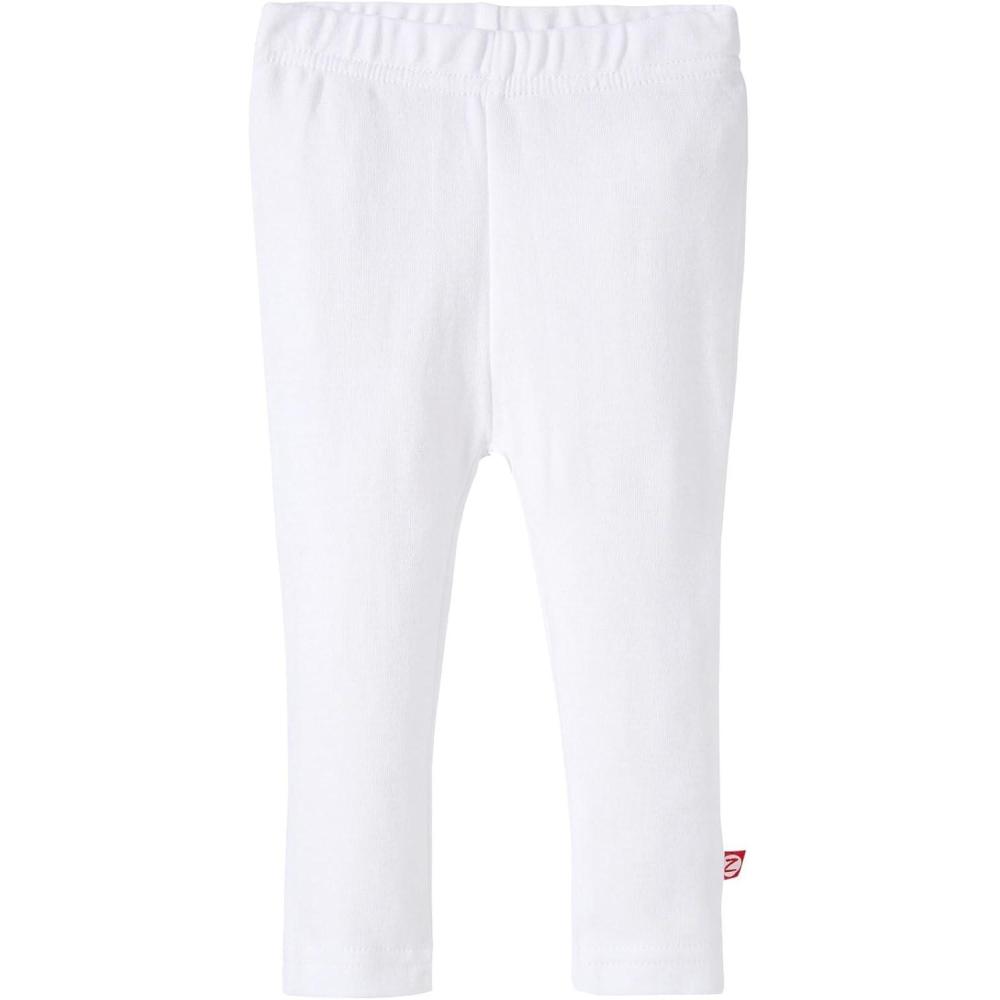 imageZutano Baby Girls Pastel Solid Skinny LeggingWhite