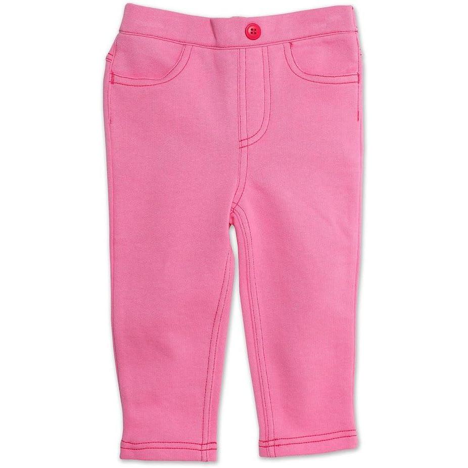 imageZutano Little Girls Terry Matchstick JeanHot Pink