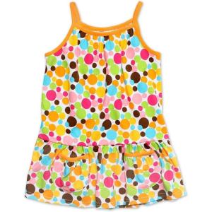 Zutano Little Girls’ Print Puff Pocket Dress(Multicolored)