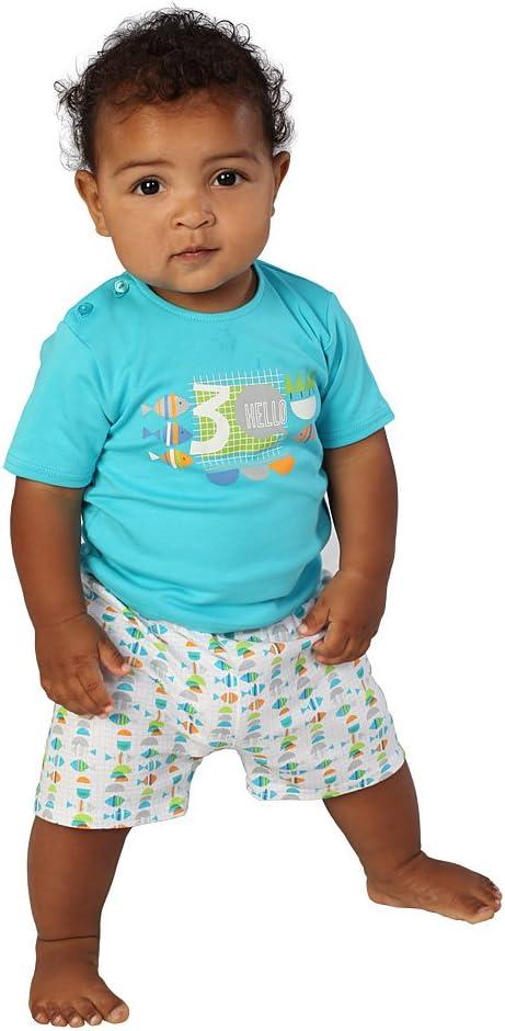 imageZutano Baby Boys Heathered ShortsWhite