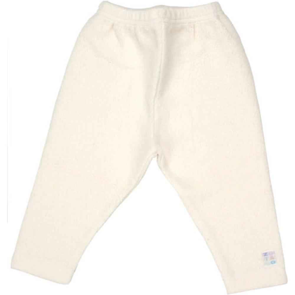 imageZutano Cream Fleece Leggings Unisex Baby 1824 Months