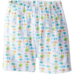 Zutano Baby Boys Heathered Shorts(White)