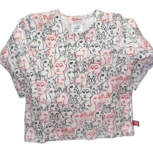 Zutano Doggies Long Sleeve T-Shirt, 0-6 Months Unisex Multi-Colored