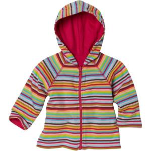 Zutano Girls’ Reversible Zip Hoodie(Multi)