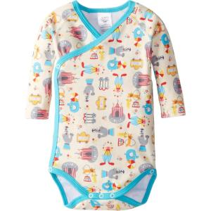 Zutano Unisex baby Le Cirque Long Sleeve Body Wrap(Cream)