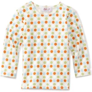 Zutano Unisex baby Sunset Dots Organic Long Sleeve Tee(Orange)