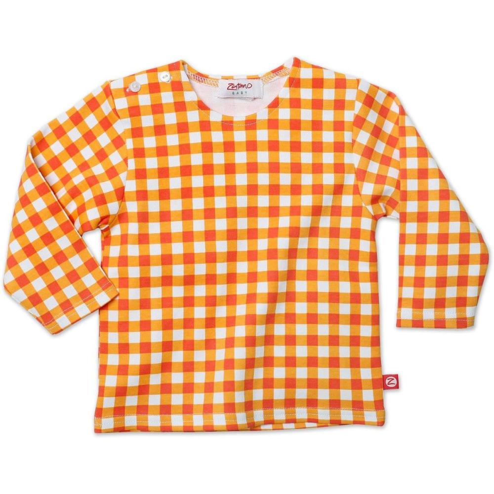 imageZutano Unisex Baby Fair And Square Long Sleeve T ShirtOrange