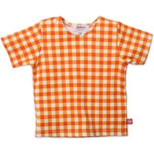 Zutano Unisex Baby Fair And Square Short Sleeve T Shirt, Orange, 24 Months