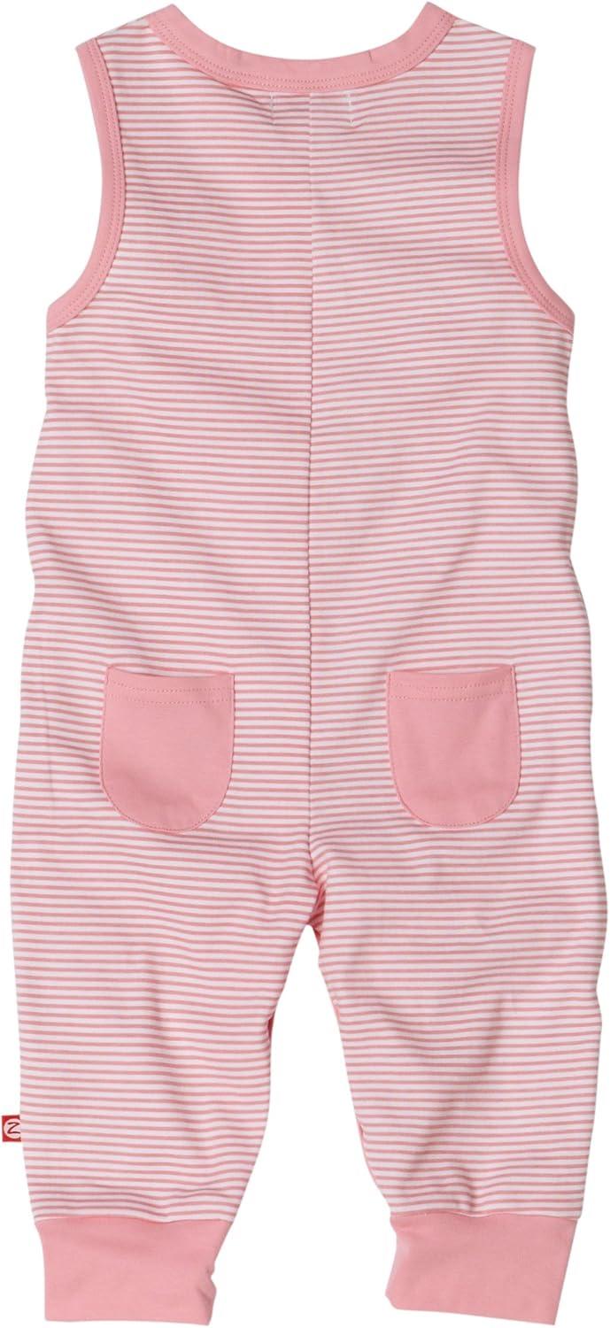 imageZutano Candy Stripe Sleeveless RomperPink