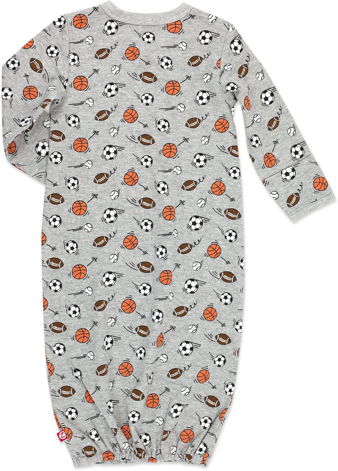imageZutano Unisex Kimono Gown 06 Months Extra Soft Organic CottonMajor League