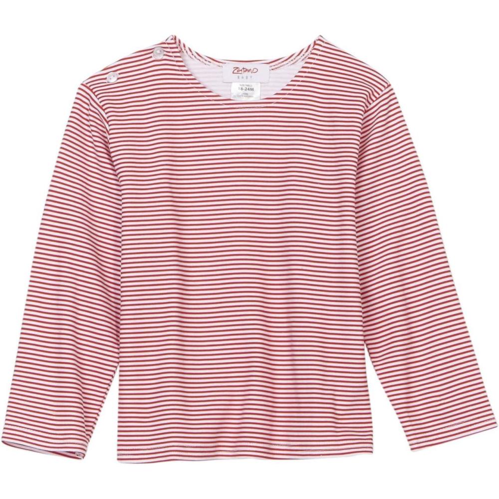 imageZutano Baby Boys Happy Camper Long Sleeve TShirtRed