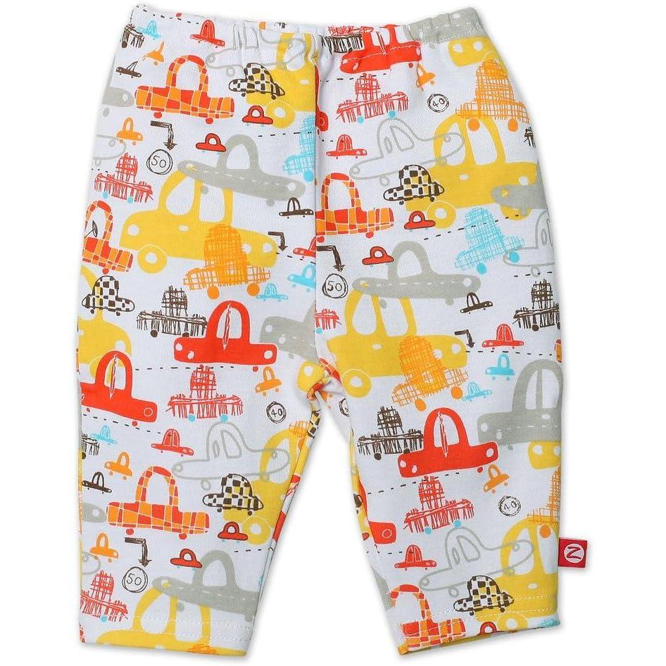 imageZutano Babyboys Newborn Sunday Drive LeggingWhite