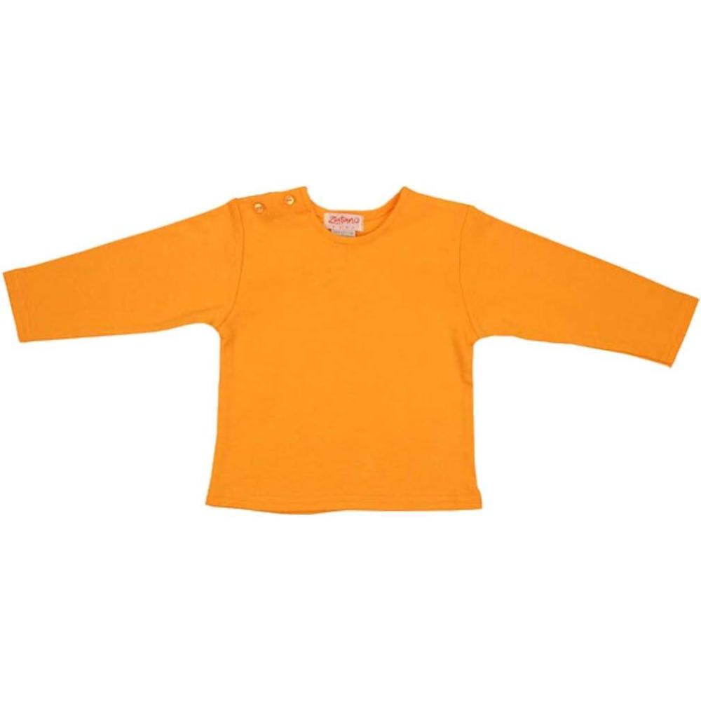 imageZutano Unisex Baby LS TShirt  Orange  6 Months