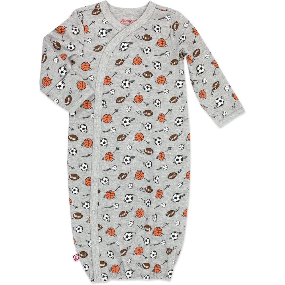 imageZutano Unisex Kimono Gown 06 Months Extra Soft Organic CottonMajor League