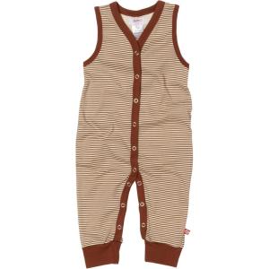Zutano Candy Stripe Sleeveless Romper(Chocolate)