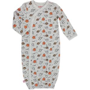 Zutano Unisex Kimono Gown, 0-6 Months, Extra Soft Organic Cotton(Major League)