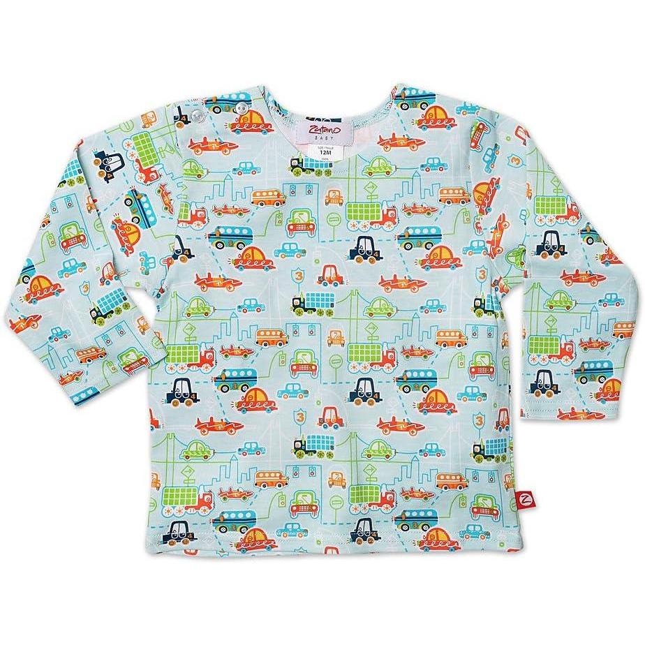 imageZutano Baby Boys Golden Gate Long Sleeve T ShirtSky