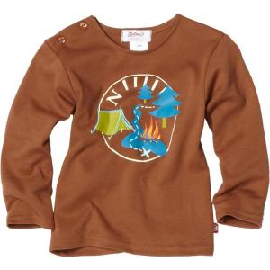 Zutano Baby Boys Yosemite Long Sleeve Screen Tee(Chocolate)