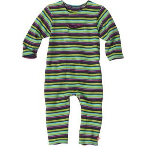 Zutano Newborn Baby-Girls Midnight Stripe Coverall(Fuchsia/Navy)