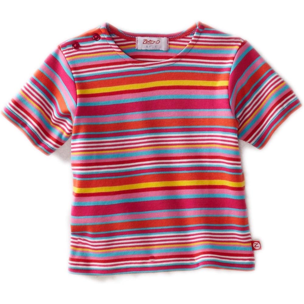 imageZutano Baby Girls Giardini Short Sleeve T ShirtFuchsia