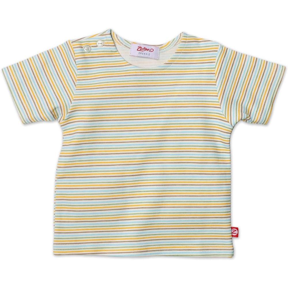 imageZutano Mini Stripe Short Sleeve T ShirtBlue