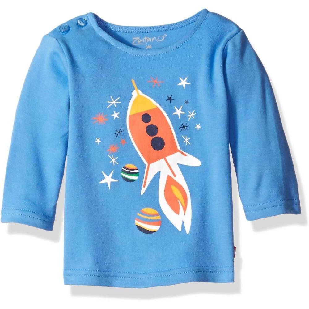 imageZutano Unisex Baby Long Sleeve TshirtBlast Off