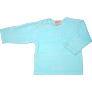Zutano Aqua Velour Crewneck, 0-3 Months