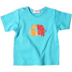 Zutano Baby Girls’ Giardini Short Sleeve T Shirt(Elephant)