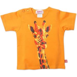 Zutano Baby Girls’ Giardini Short Sleeve T Shirt(Orange)