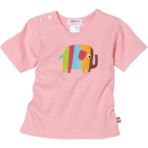 Zutano Baby Girls’ Giardini Short Sleeve T Shirt(Pink)