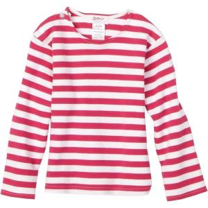 Zutano Primary Stripe Long Sleeve T Shirt(Fuchsia/White)
