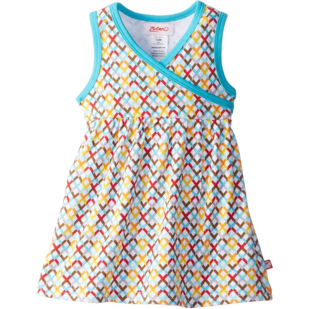 imageZutano BabyGirls Newborn Digital Surplice DressMulti