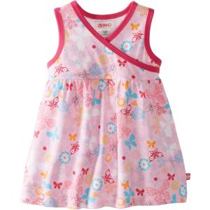 Zutano Baby-Girls Newborn Digital Surplice Dress(Blush)